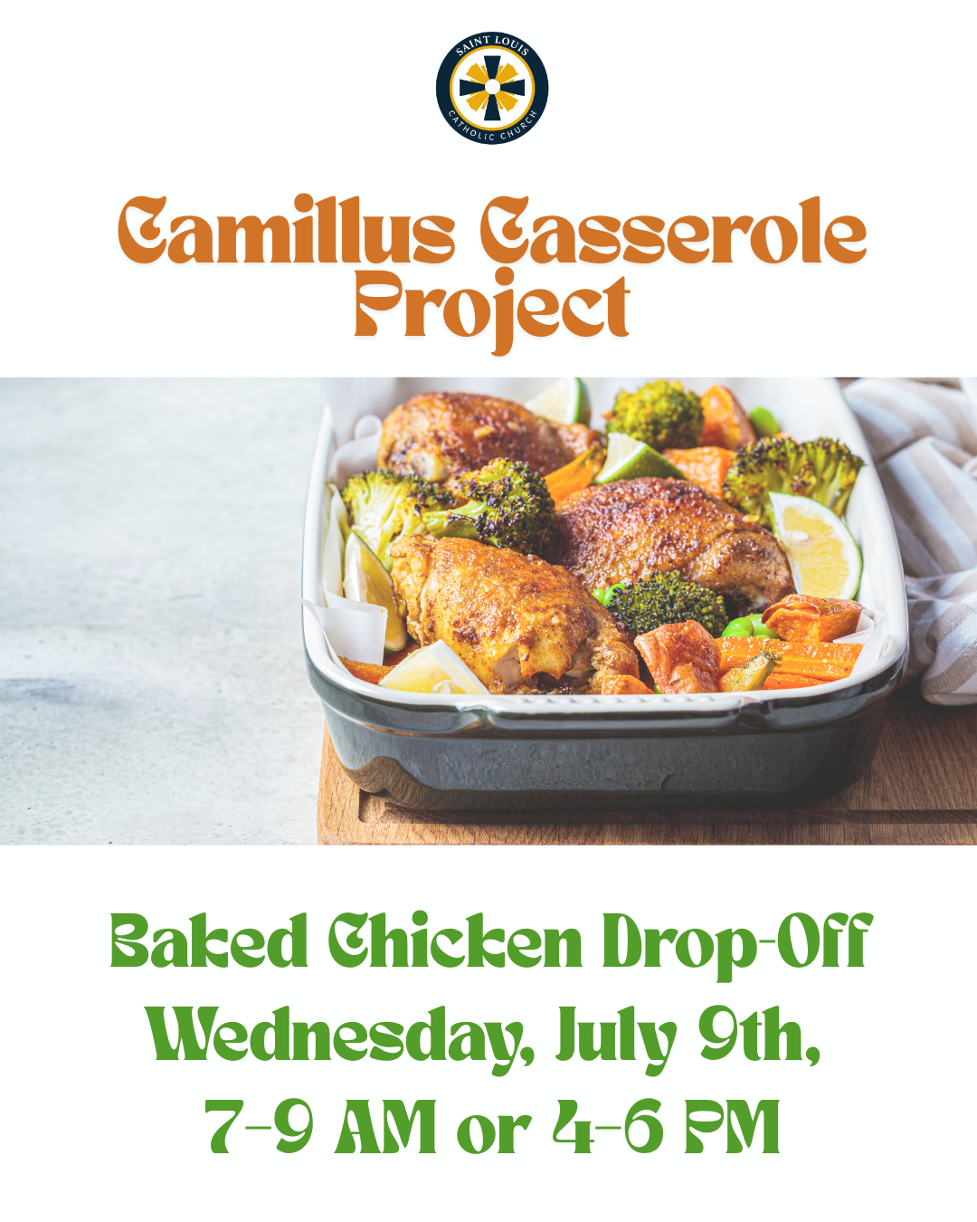 Camillus Casserole Project                                                                                                                                                                                                                                                                                  
